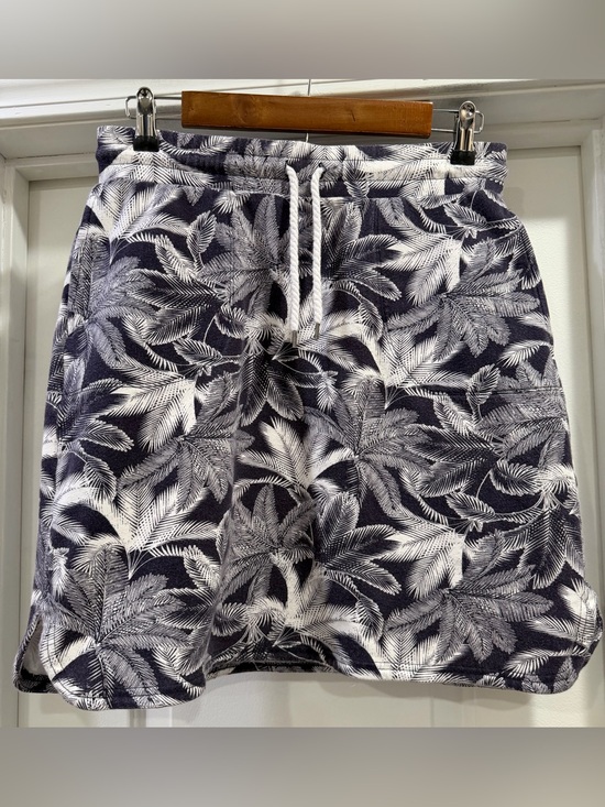 Talbots Dresses & Skirts - Talbots Palm Leaf Pull On Drawstring Elastic Waist Skirt Size Small Pockets